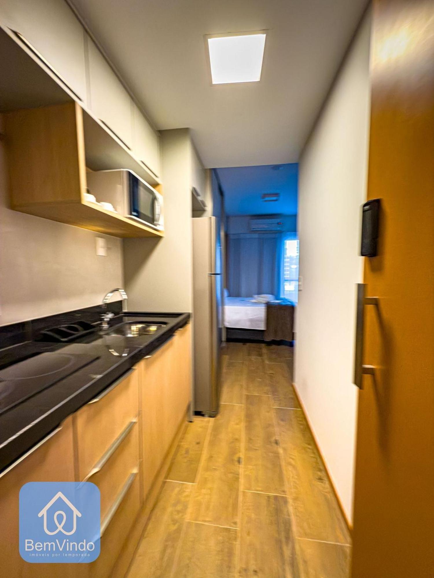 Estudio Organizado E Confortavel No Unico Barra Apartamento