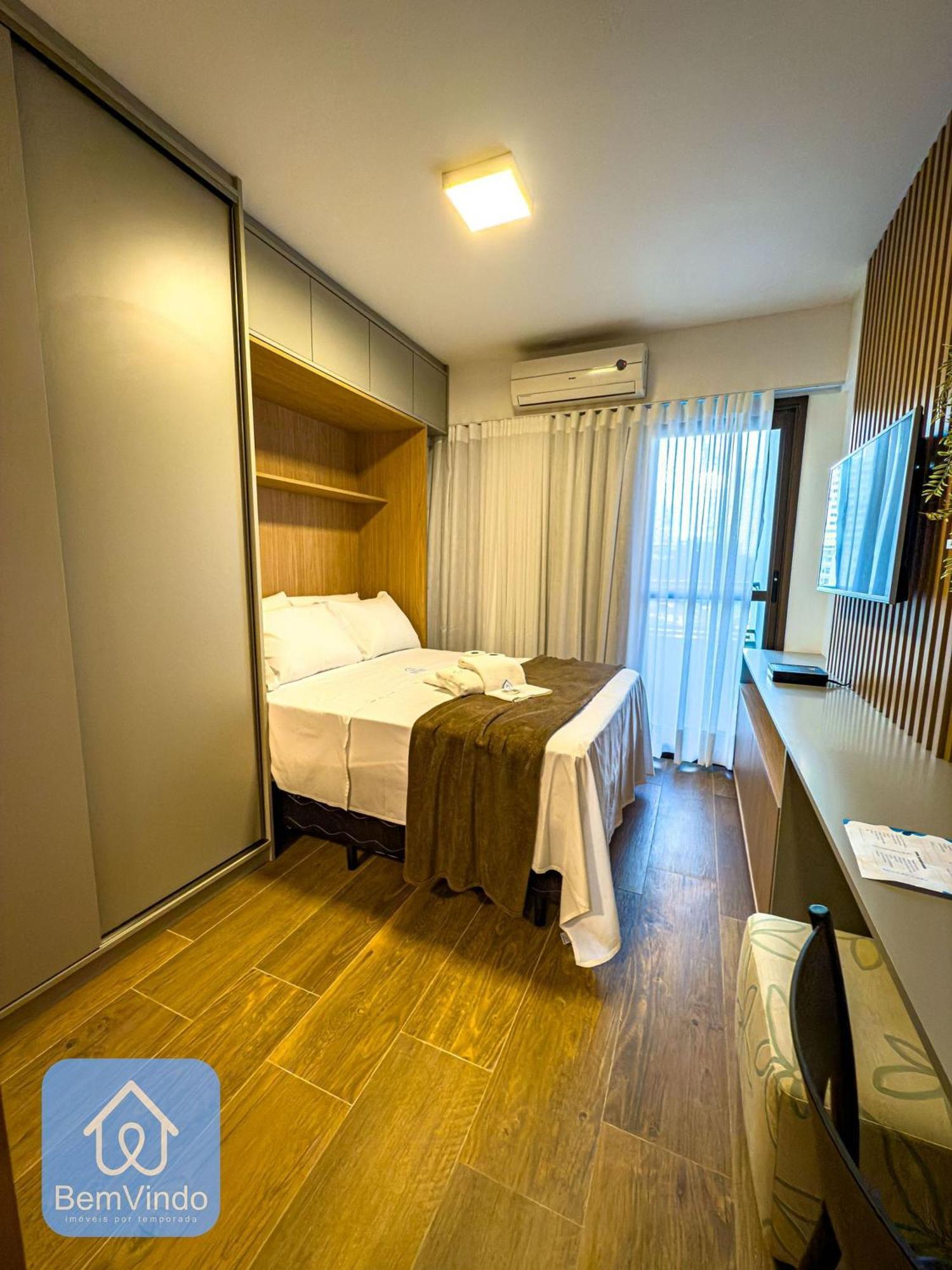 Apartamento Estudio Organizado E Confortavel No Unico Barra